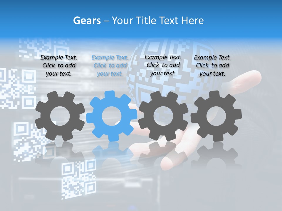 Technology Scanning Qr Code Code PowerPoint Template