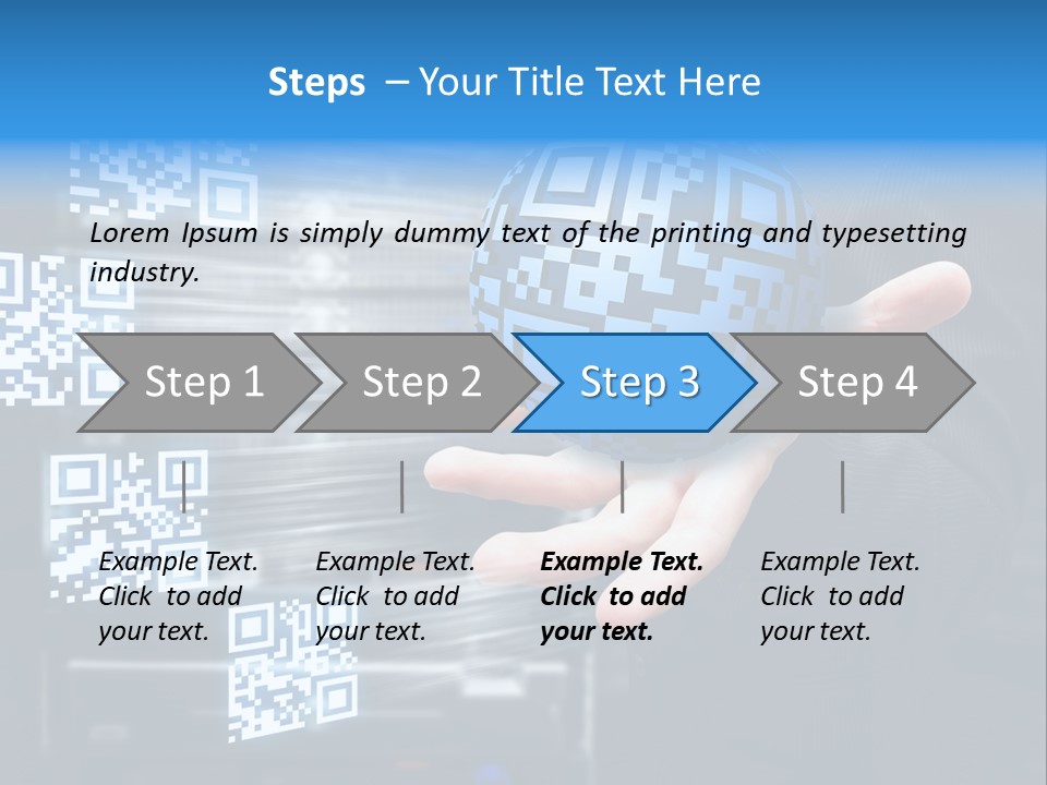 Technology Scanning Qr Code Code PowerPoint Template