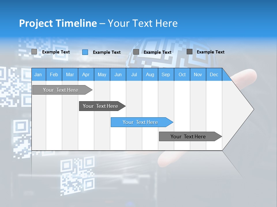 Technology Scanning Qr Code Code PowerPoint Template