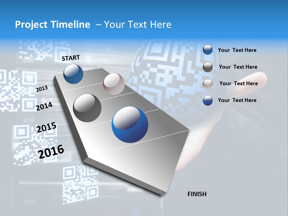 Technology Scanning Qr Code Code PowerPoint Template
