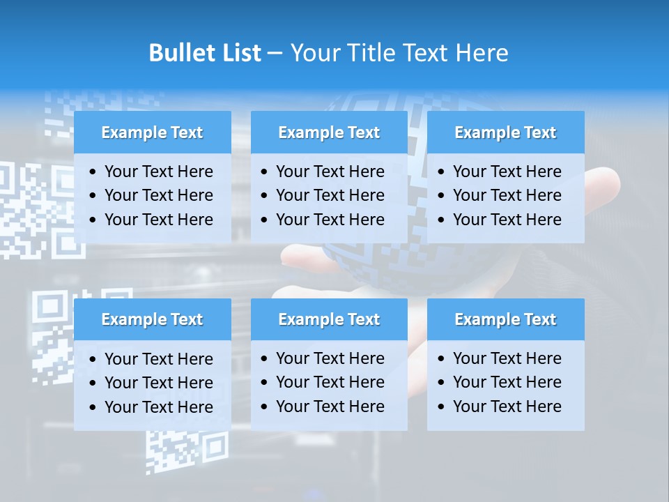 Technology Scanning Qr Code Code PowerPoint Template