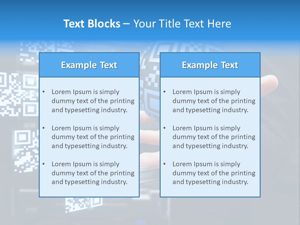 Technology Scanning Qr Code Code PowerPoint Template