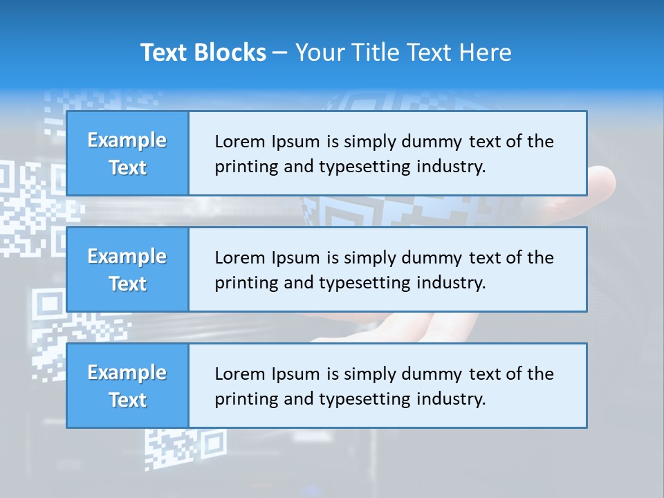 Technology Scanning Qr Code Code PowerPoint Template