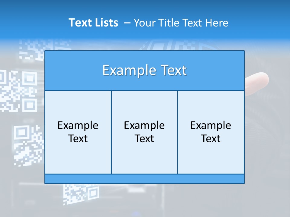 Technology Scanning Qr Code Code PowerPoint Template