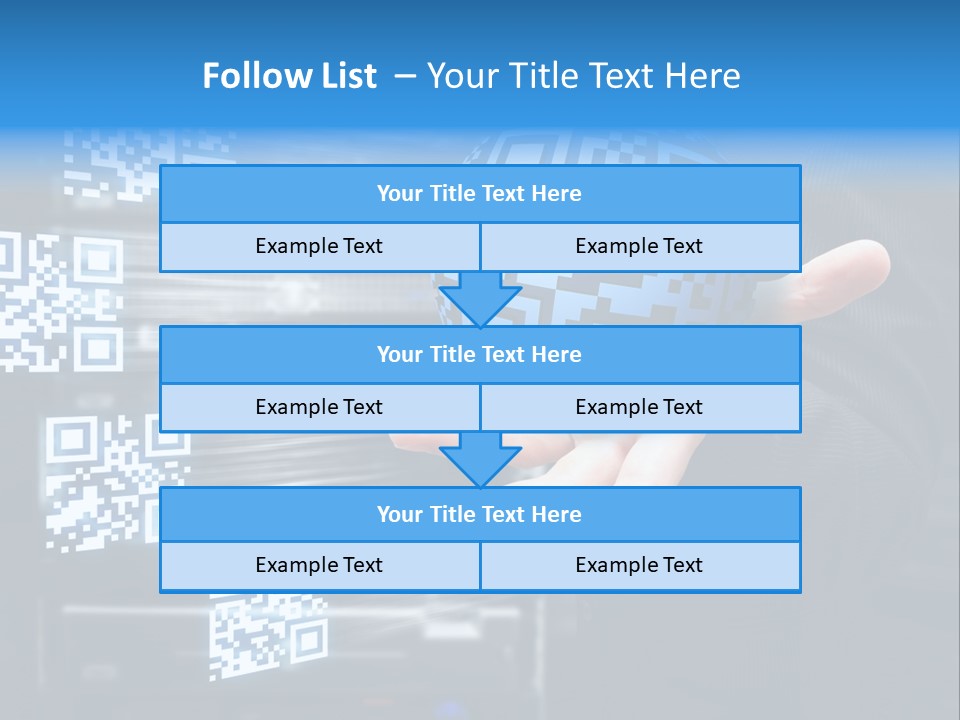 Technology Scanning Qr Code Code PowerPoint Template