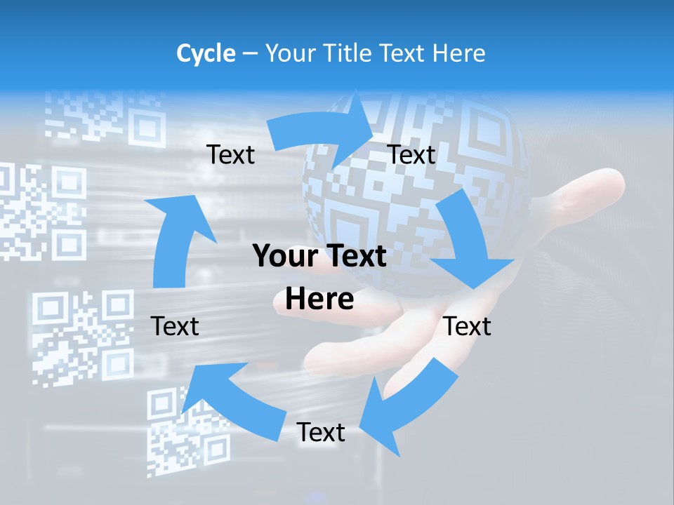 Technology Scanning Qr Code Code PowerPoint Template