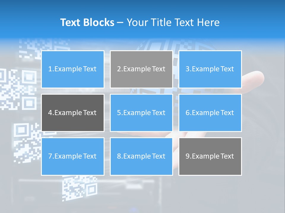 Technology Scanning Qr Code Code PowerPoint Template