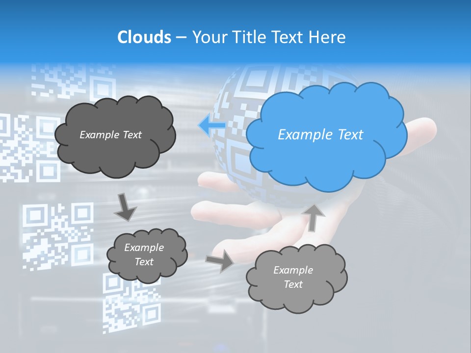 Technology Scanning Qr Code Code PowerPoint Template