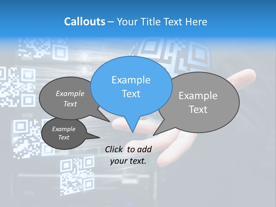 Technology Scanning Qr Code Code PowerPoint Template