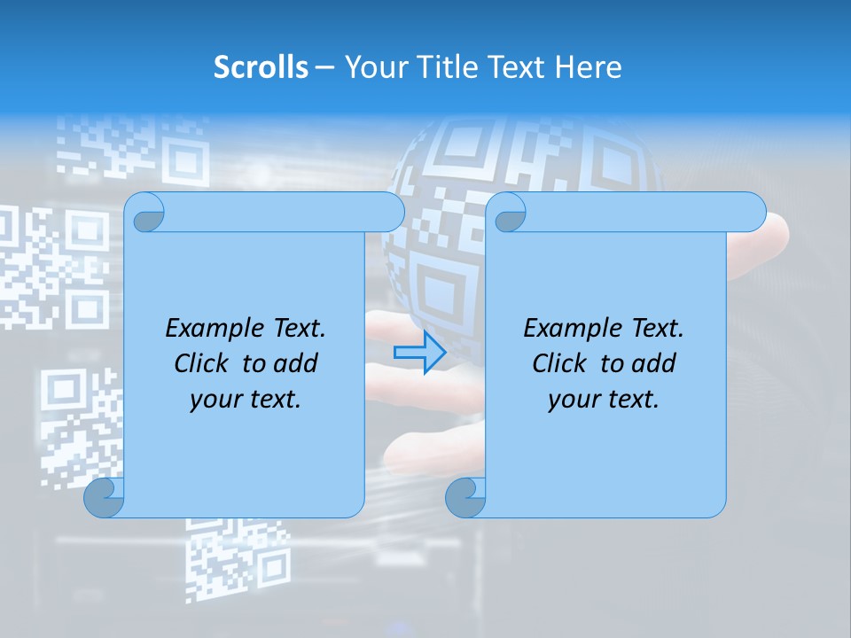 Technology Scanning Qr Code Code PowerPoint Template