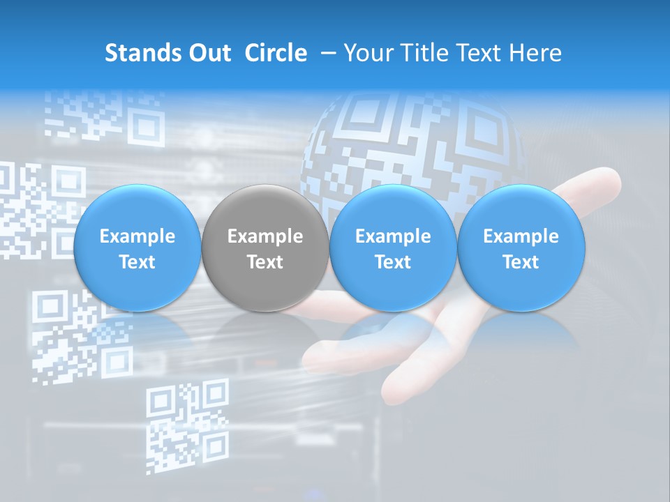 Technology Scanning Qr Code Code PowerPoint Template