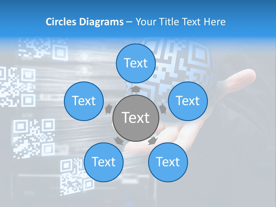 Technology Scanning Qr Code Code PowerPoint Template
