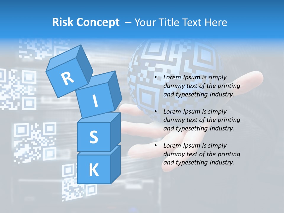 Technology Scanning Qr Code Code PowerPoint Template