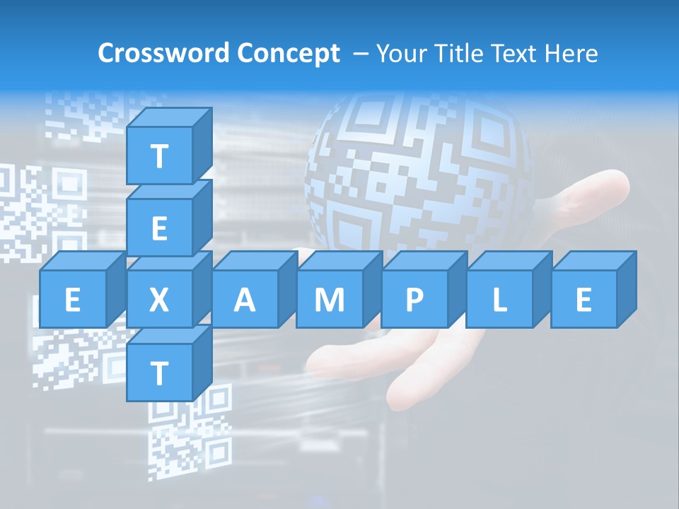 Technology Scanning Qr Code Code PowerPoint Template