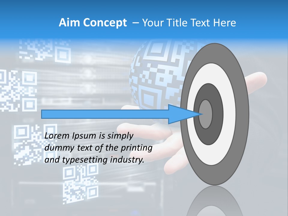 Technology Scanning Qr Code Code PowerPoint Template