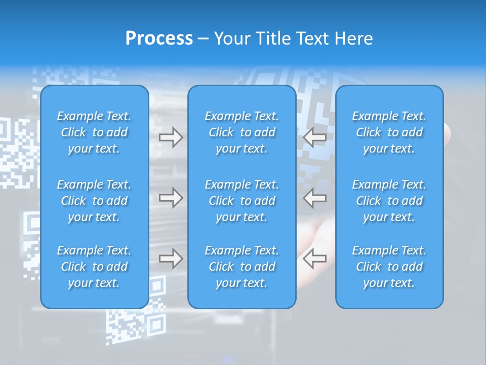 Technology Scanning Qr Code Code PowerPoint Template