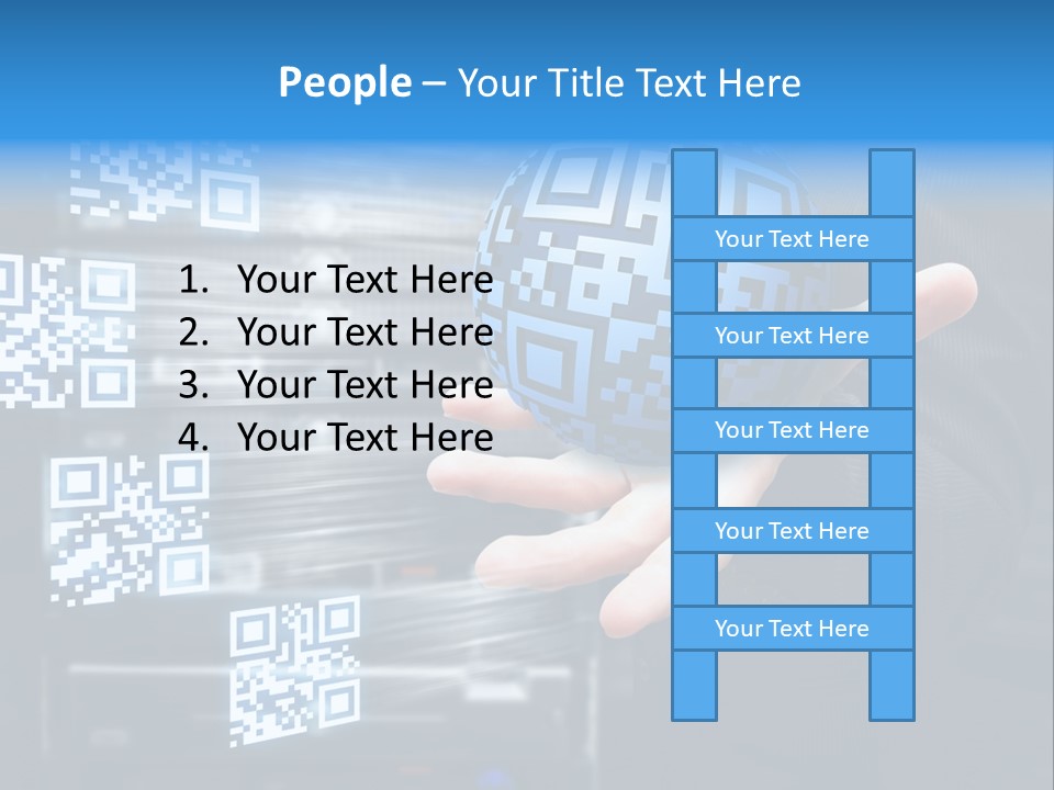 Technology Scanning Qr Code Code PowerPoint Template