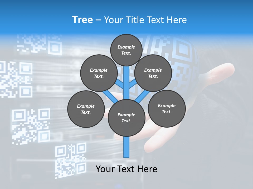 Technology Scanning Qr Code Code PowerPoint Template