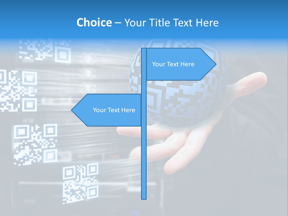 Technology Scanning Qr Code Code PowerPoint Template