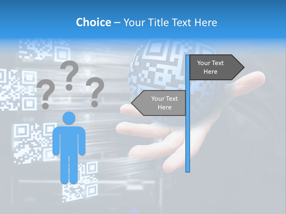 Technology Scanning Qr Code Code PowerPoint Template