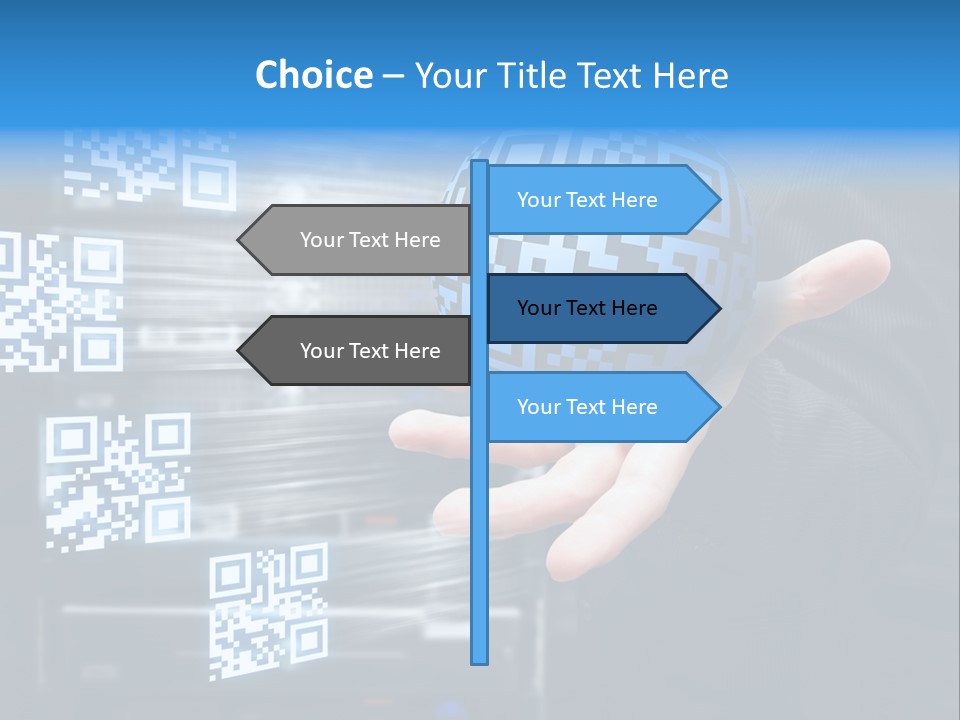Technology Scanning Qr Code Code PowerPoint Template