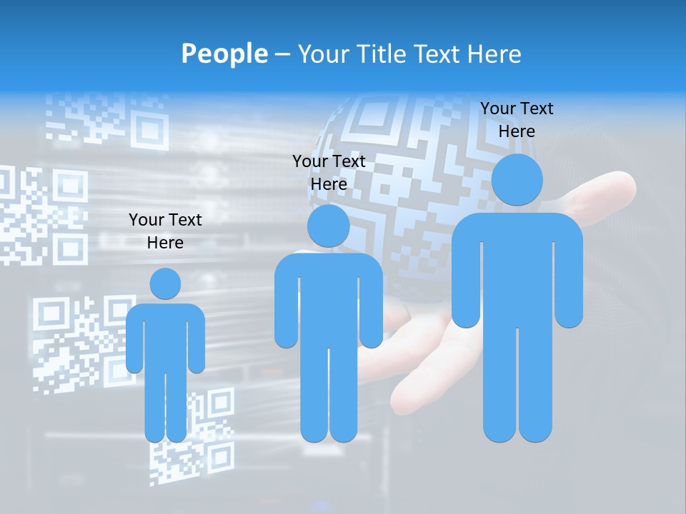 Technology Scanning Qr Code Code PowerPoint Template