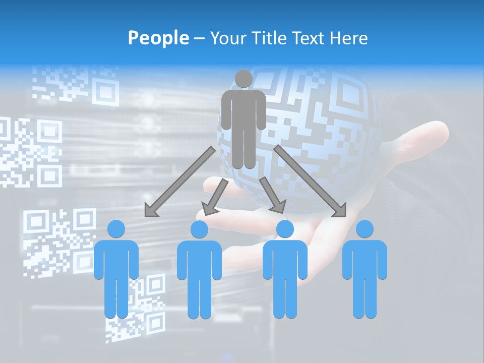 Technology Scanning Qr Code Code PowerPoint Template