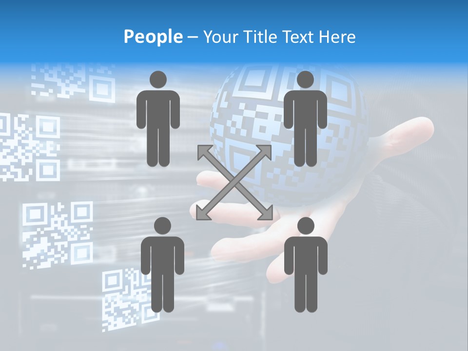 Technology Scanning Qr Code Code PowerPoint Template