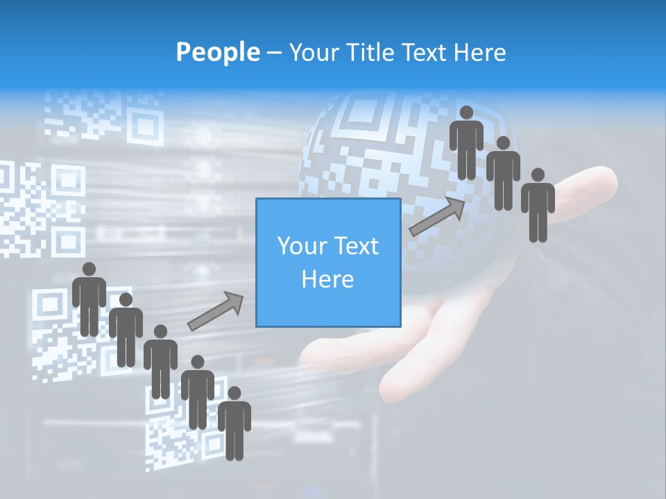 Technology Scanning Qr Code Code PowerPoint Template