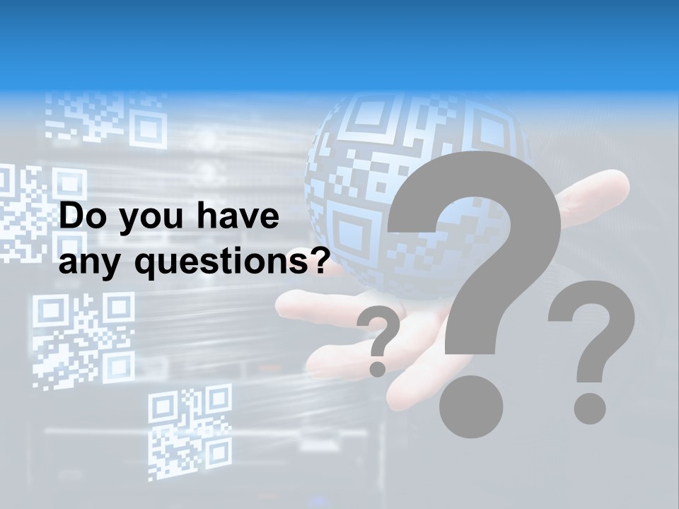 Technology Scanning Qr Code Code PowerPoint Template