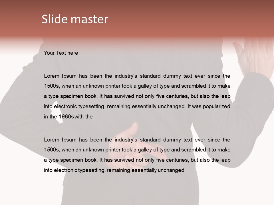 Two Faced Greed Liar PowerPoint Template
