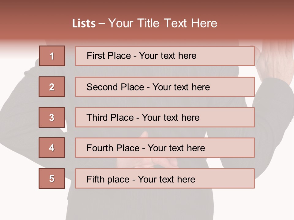 Two Faced Greed Liar PowerPoint Template