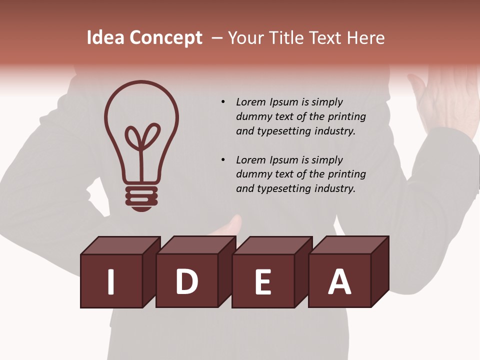 Two Faced Greed Liar PowerPoint Template