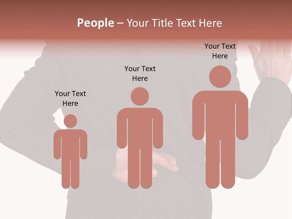 Two Faced Greed Liar PowerPoint Template