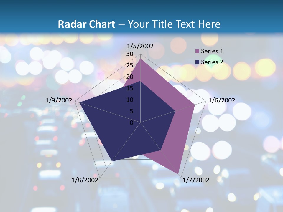 Multiple Lane Highway Blurred Motion Mode Of Transport City Life PowerPoint Template