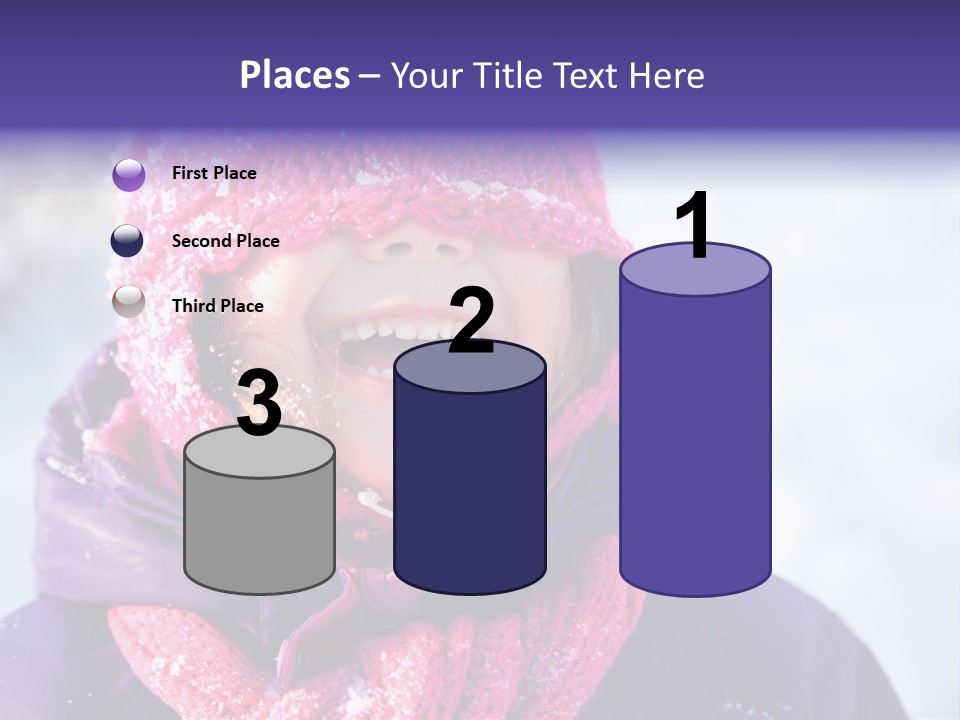 Girl Holiday Season PowerPoint Template