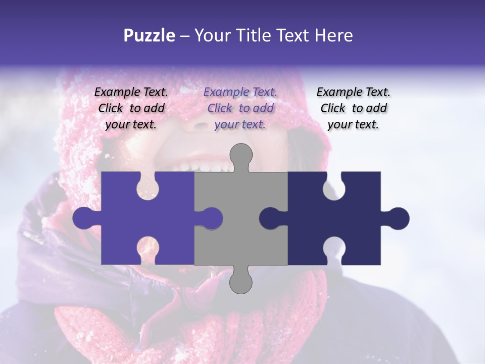 Girl Holiday Season PowerPoint Template