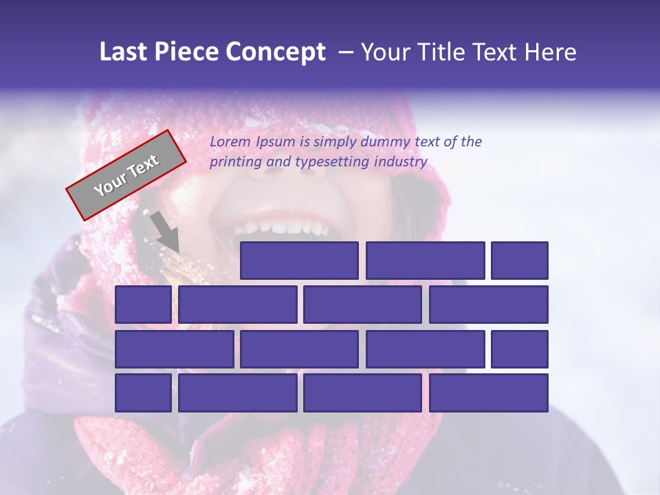 Girl Holiday Season PowerPoint Template