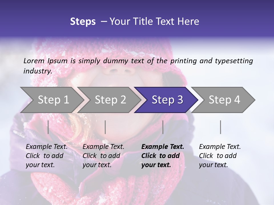 Girl Holiday Season PowerPoint Template