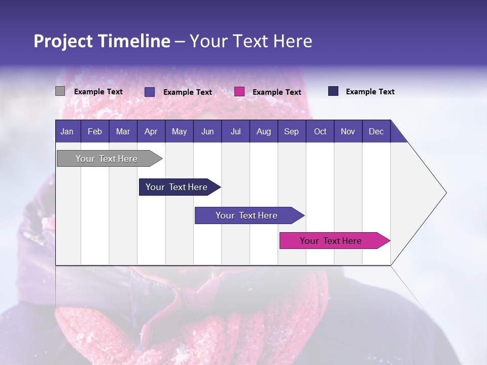 Girl Holiday Season PowerPoint Template