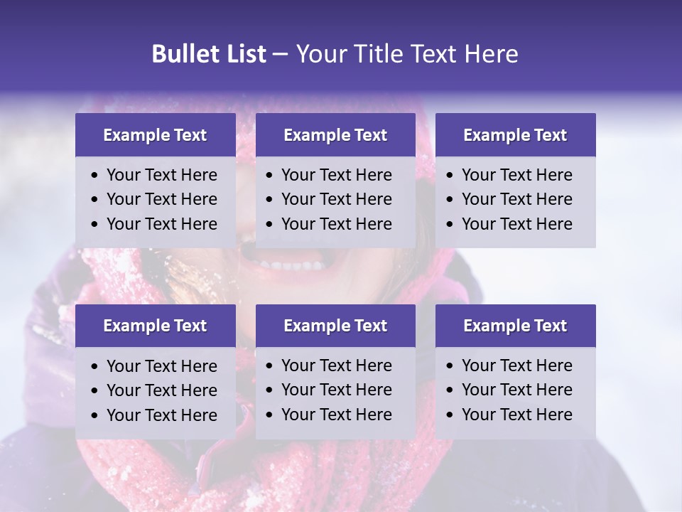 Girl Holiday Season PowerPoint Template