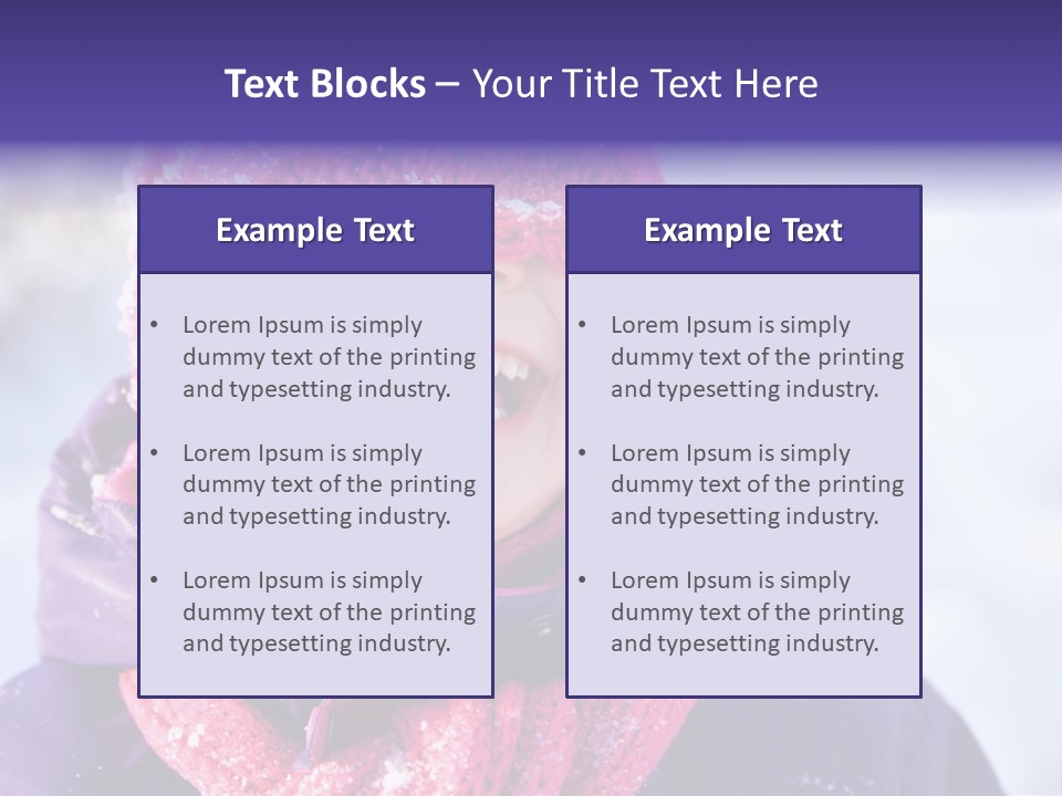 Girl Holiday Season PowerPoint Template