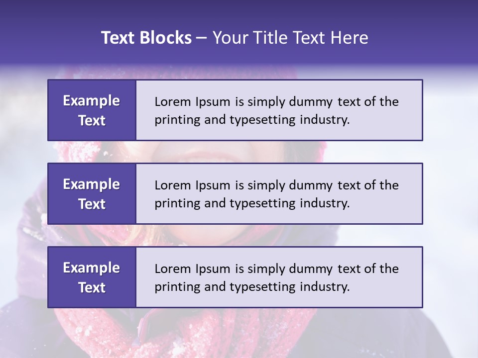 Girl Holiday Season PowerPoint Template