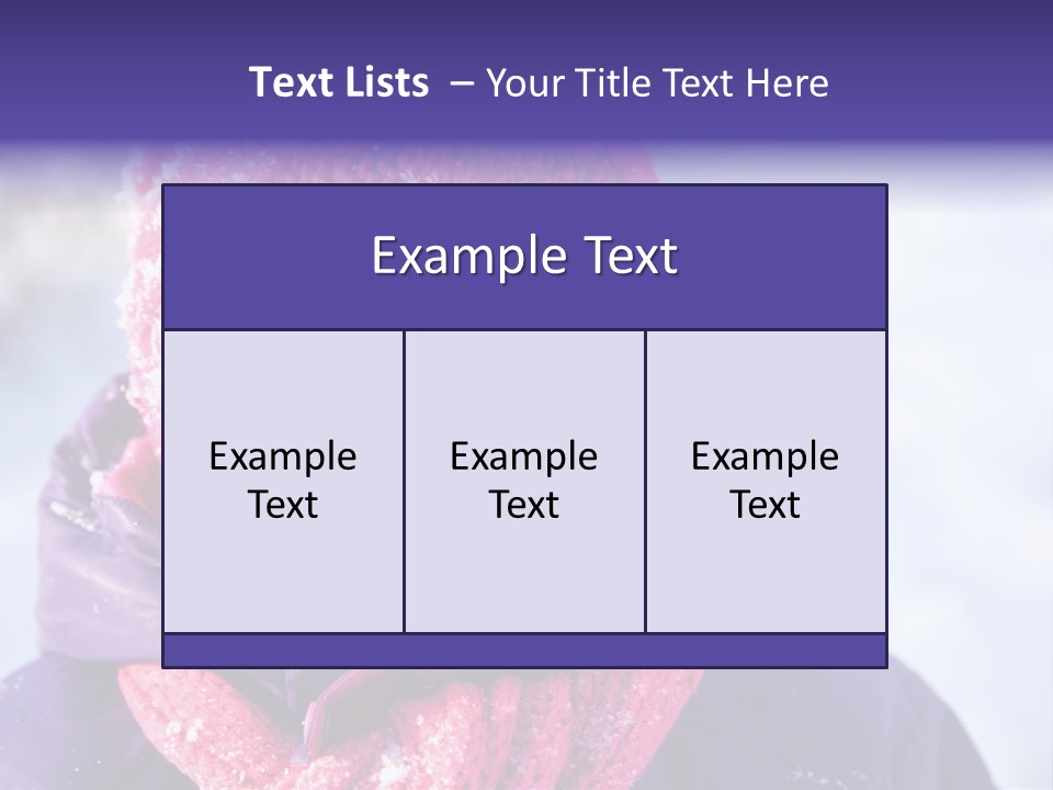 Girl Holiday Season PowerPoint Template