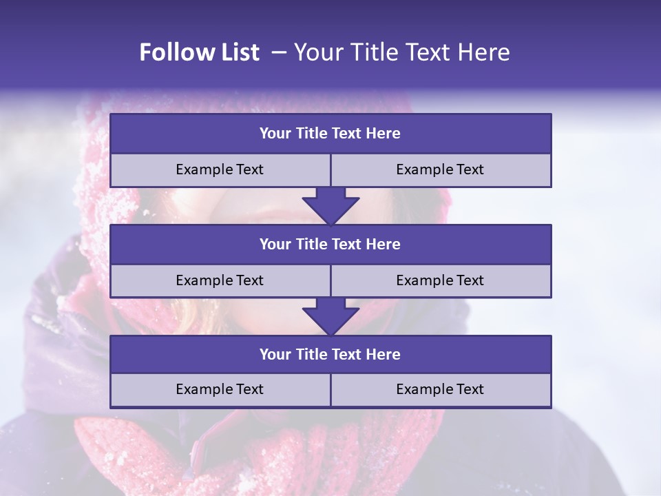 Girl Holiday Season PowerPoint Template