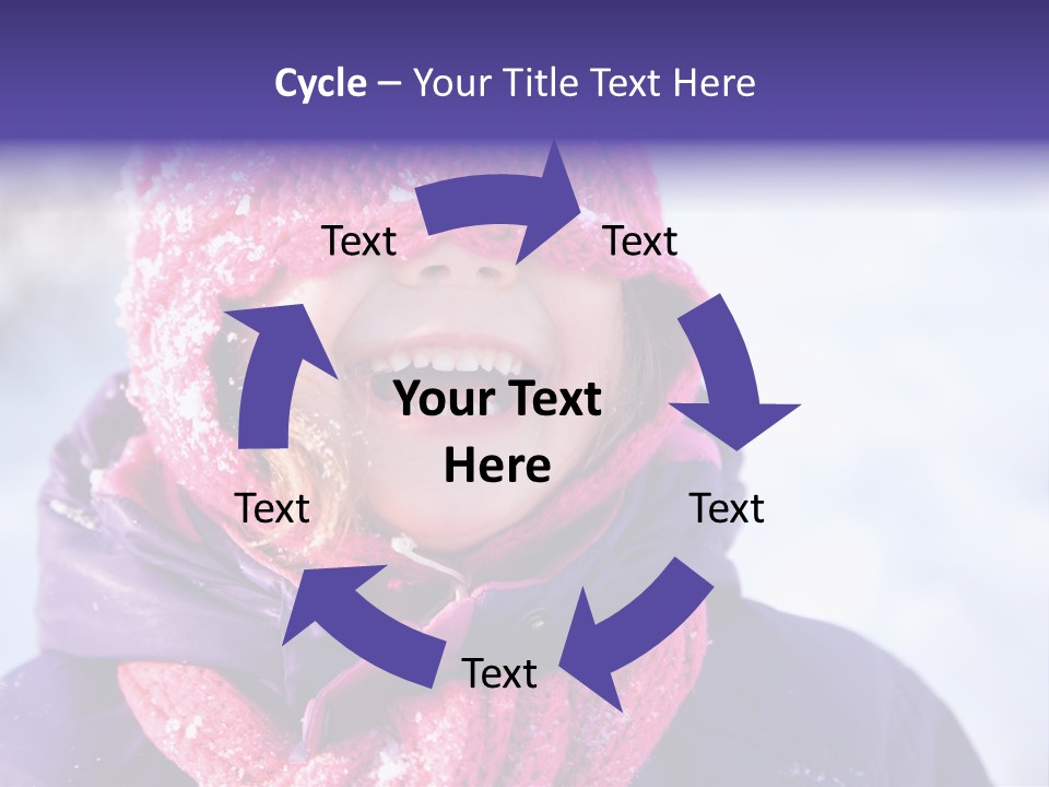 Girl Holiday Season PowerPoint Template