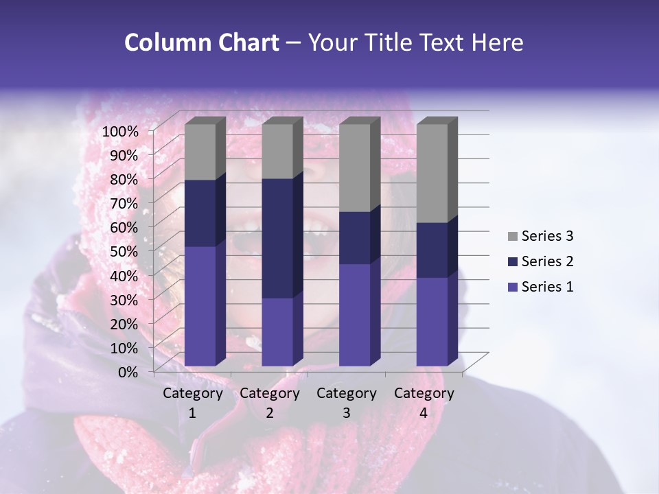 Girl Holiday Season PowerPoint Template