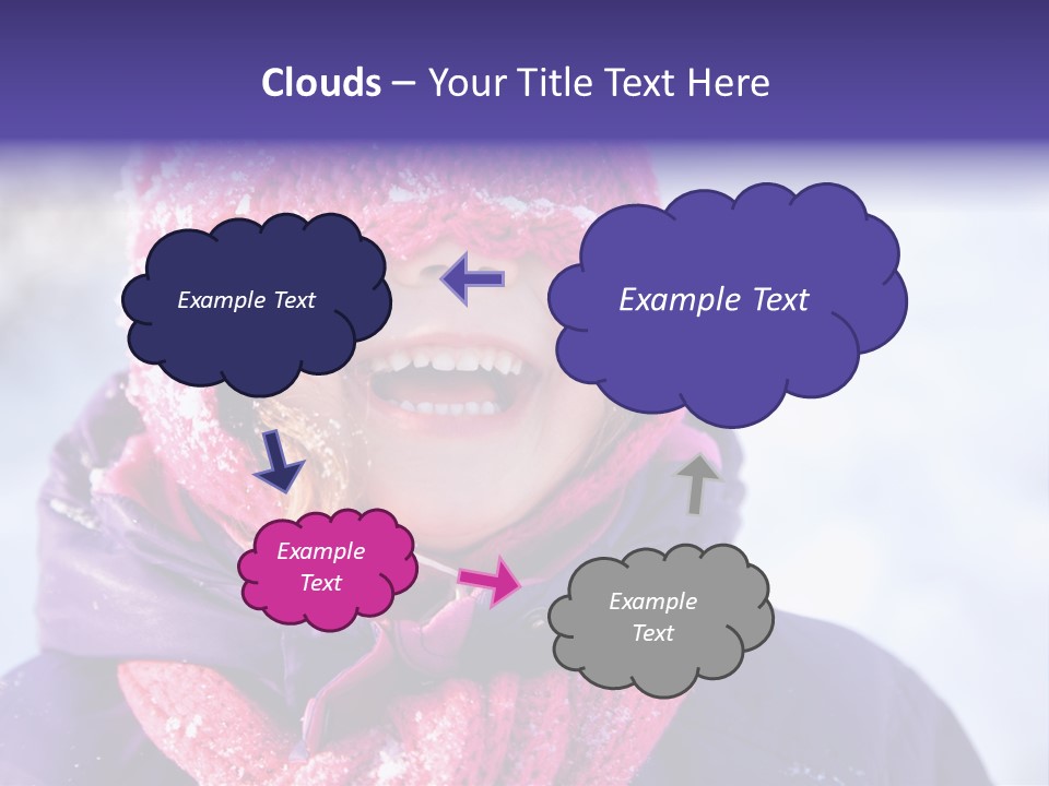 Girl Holiday Season PowerPoint Template