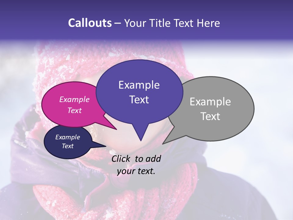 Girl Holiday Season PowerPoint Template