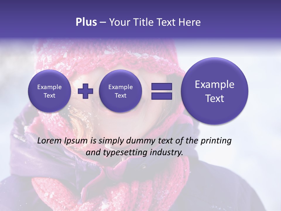 Girl Holiday Season PowerPoint Template